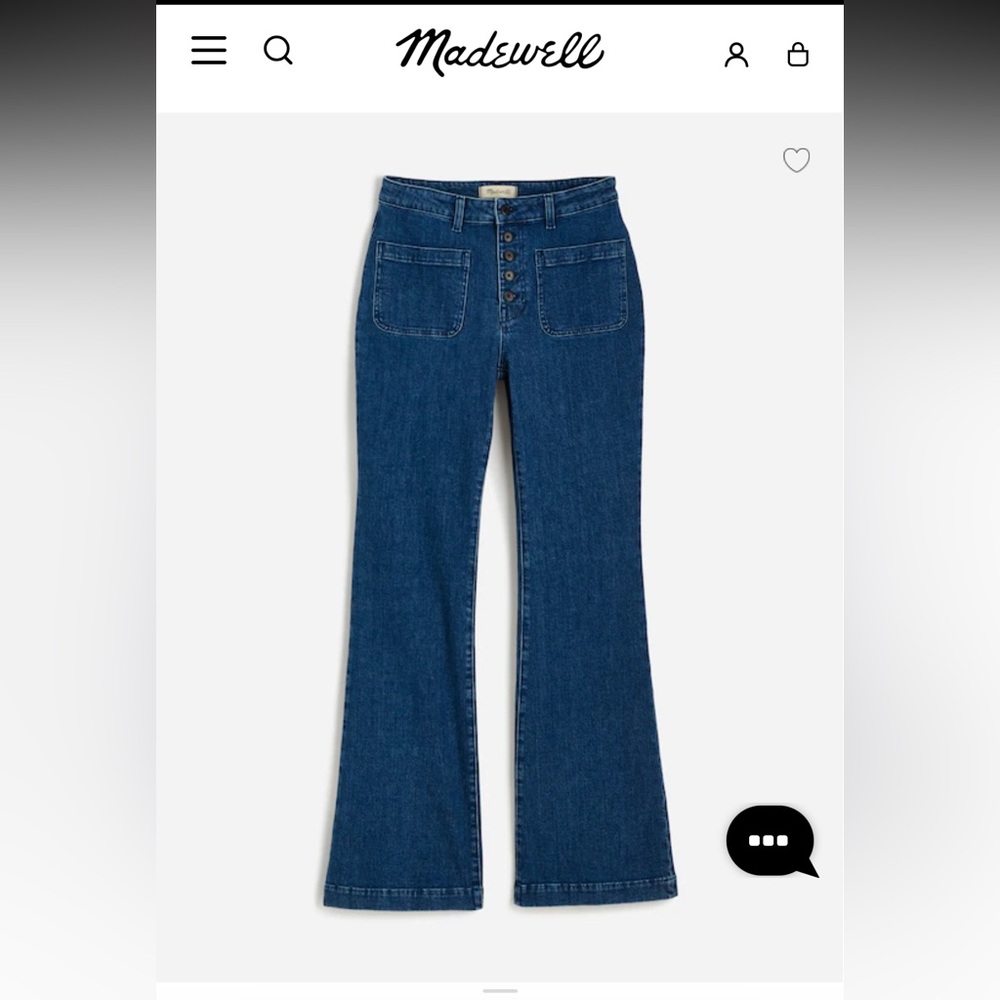 Madewell Flea Market Flare curvy